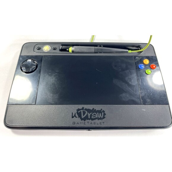 uDraw Xbox 360 Black Game Drawing Tablet #0100029 Only Tested Works - Picture 6 of 12